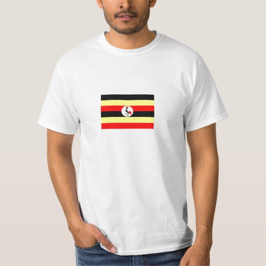 Uganda Flag T-Shirt (Voorkant)