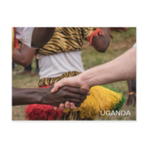 Uganda Friendship Travel Briefkaart