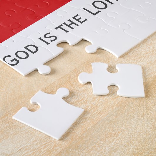 UGANDA | Gezegende natie | OEGANDAN FLAG Legpuzzel (Zijkant)