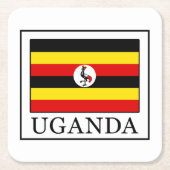 Uganda Kartonnen Onderzetters (Voorkant)