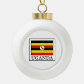 Uganda Keramische Bal Ornament (Voorkant)