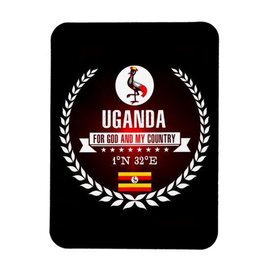 Uganda Magneet (Verticaal)