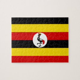 Uganda National World Flag Legpuzzel