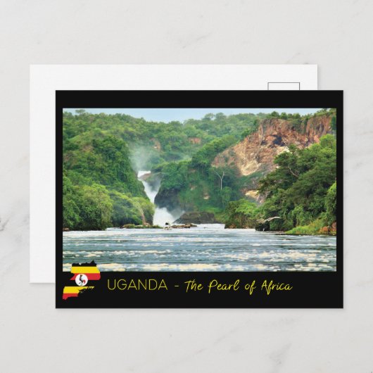 Uganda Postkarte Briefkaart (Voorkant / Achterkant)