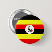 Uganda Ronde Button 5,7 Cm (Voorkant /achterkant)
