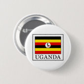 Uganda Ronde Button 5,7 Cm (Voorkant /achterkant)