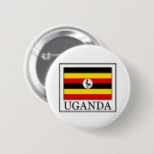 Uganda Ronde Button 5,7 Cm (Voorkant /achterkant)