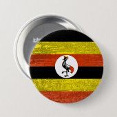 Uganda Ronde Button 7,6 Cm (Voorkant /achterkant)