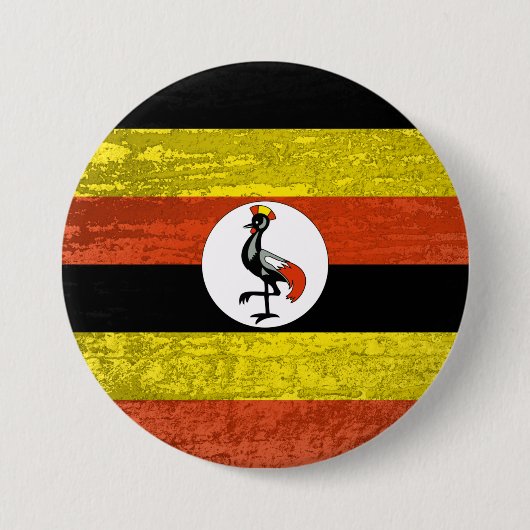 Uganda Ronde Button 7,6 Cm (Voorkant)
