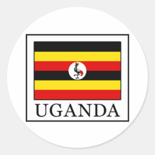 Uganda Ronde Sticker