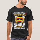 Uganda Roots Ugandese Erfgoed Trots Uganda T-shirt (Voorkant)