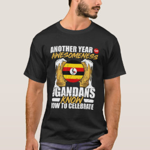 Uganda Roots Ugandese Erfgoed Trots Uganda T-shirt