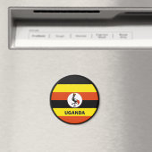 Uganda Roundel kwaliteitsvlag Magneet (Insitu (Vaatwasser))