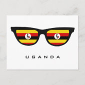 Uganda Shades aangepast briefkaart voor tekst en k (Voorkant)