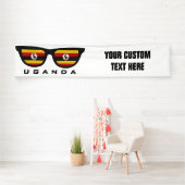 Uganda Shades aangepaste tekst & kleur banner (Insitu)