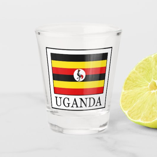 Uganda Shot Glas (Voorkant)