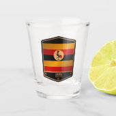 Uganda Shot Glas (Voorkant)