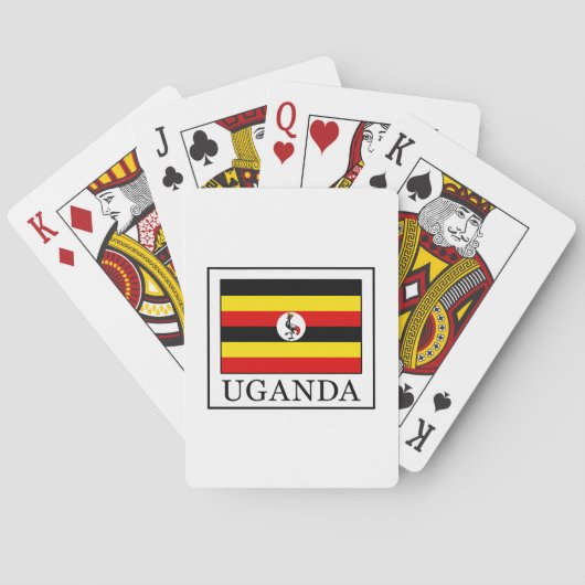 Uganda Speelkaarten (Achterkant)