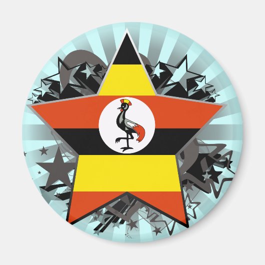 Uganda Star Magneet (Voorkant)