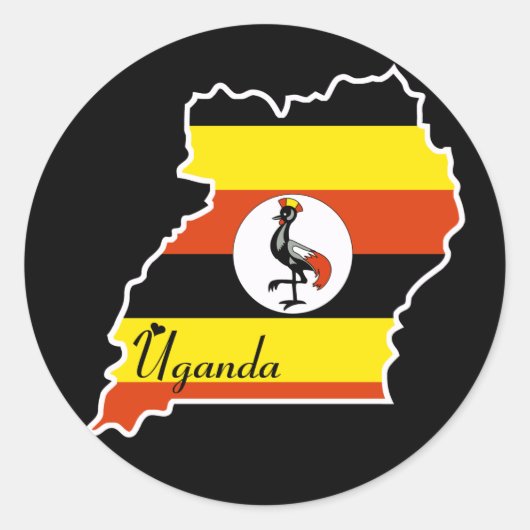 Uganda Sticker (Voorkant)