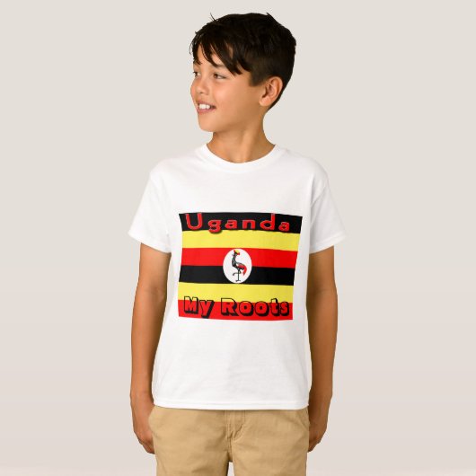 Uganda T-shirt (Voorkant volledig)