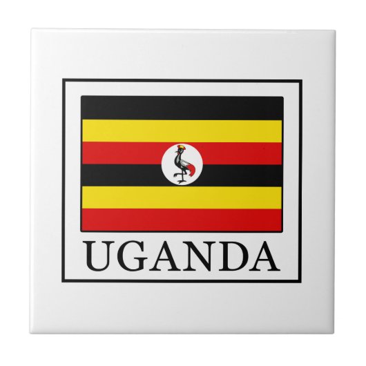 Uganda Tegeltje (Voorkant)