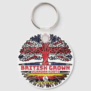Uganda Ugandan Uk Verenigd Koninkrijk - Britse boo Sleutelhanger