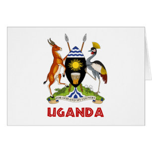 UGANDA - vlag/embleem/wapen/symbool