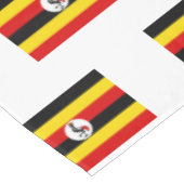 UGANDA VLAG KAART Stijlvol Patriottisch Oeganda Tafelkleed (Gekanteld)