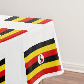 UGANDA VLAG KAART Stijlvol Patriottisch Oeganda Tafelkleed (Voorbeeld)