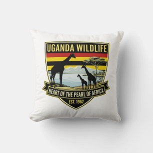 Uganda Wilde Dieren – Parel Van Afrika Safari Avon Kussen