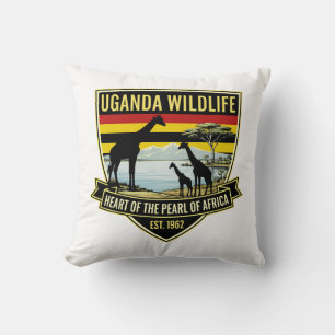 Uganda Wilde Dieren – Parel Van Afrika Safari Avon Kussen