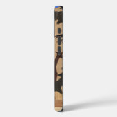 Uganda Wildlife Kaart Kunst Afdrukken Case-Mate iPhone Case (Achterkant / Links)