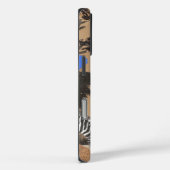 Uganda Wildlife Kaart Kunst Afdrukken Case-Mate iPhone Case (Achterkant / Rechts)