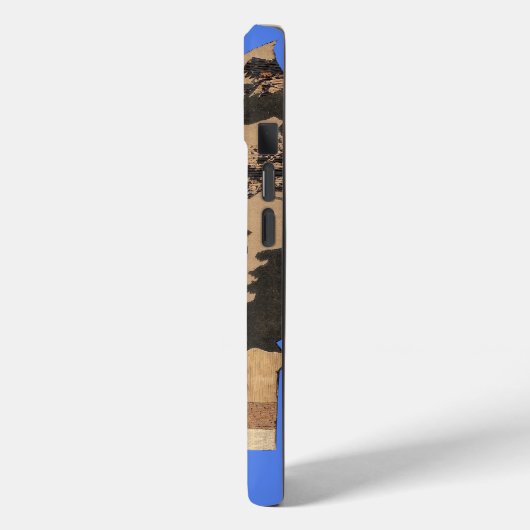 Uganda Wildlife Kaart Kunst Afdrukken Case-Mate iPhone Case (Achterkant / Links)