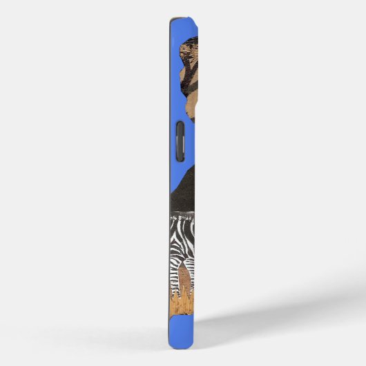 Uganda Wildlife Kaart Kunst Afdrukken Case-Mate iPhone Case (Achterkant / Rechts)