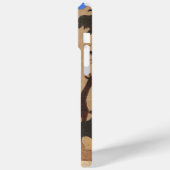 Uganda Wildlife Kaart Kunst Afdrukken Case-Mate iPhone Case (Achterkant / Links)