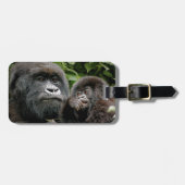 Ugandan Gorillas Bagagelabel (Voorkant horizontaal)