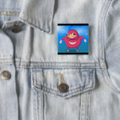 Ugandan Knuckles Meme Vierkante Button 5,1 Cm (In situ)