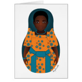 Ugandan Matryoshka Kaart (Voorkant)