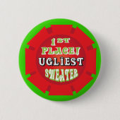 Ugandees kerstbeker Pin Award Ronde Button 5,7 Cm (Voorkant)