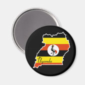 Ugandese magneet (Voorkant / Achterkant)