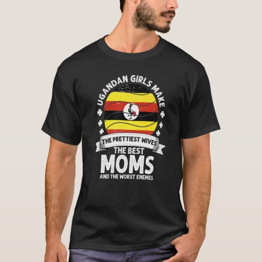 Ugandese Moederdag mama Mama Ugandese American Ame T-shirt (Voorkant)