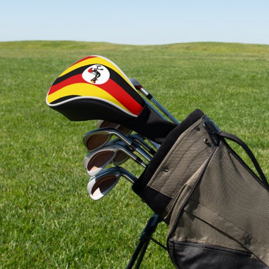 Ugandese vlag golfheadcover (Insitu)