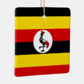 Ugandese vlag keramisch ornament (Rechts)