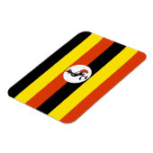 Ugandese vlag magneet (Linkerzijde)