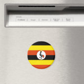 ugandese vlag magneet (Insitu (Vaatwasser))