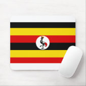 Ugandese vlag muismat (Met muis)