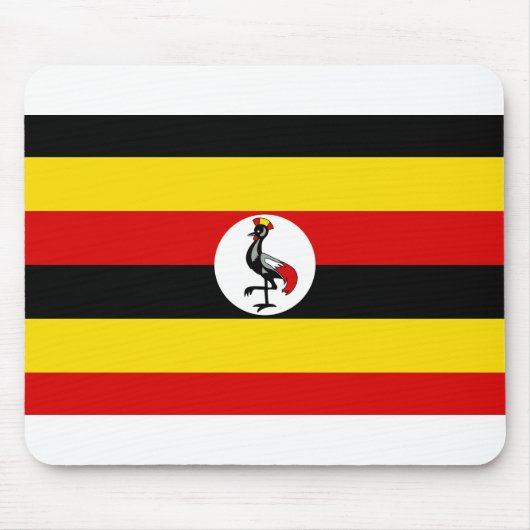 Ugandese vlag muismat (Voorkant)