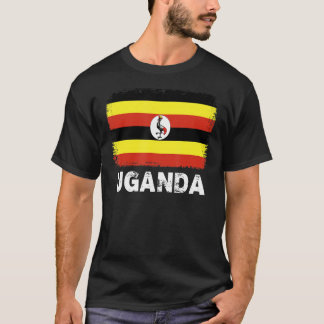 Ugandese vlag ondersteunt Ugandese bevolking Vrouw T-shirt
